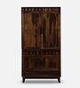 Avilys Sheesham Wood 2 Door Wardrobe In Provincial Teak