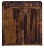 Avilys Sheesham Wood 2 Door Wardrobe In Provincial Teak