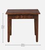 Avilys Sheesham Wood 4 Seater Dining Table In Provincial Teak Finish