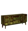 Avilys Solid Wood Sideboard in Spring Green Finish