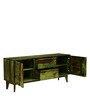 Avilys Solid Wood Sideboard in Spring Green Finish