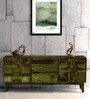 Avilys Solid Wood Sideboard in Spring Green Finish