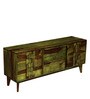 Avilys Solid Wood Sideboard in Spring Green Finish
