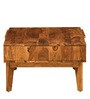 Avilys Sheesham Wood Coffee Table In Rustic Teak Finish