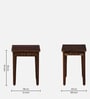 Avilys Sheesham Wood Nest Of Tables In Provincial Teak Finish