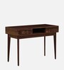 Avilys Sheesham Wood Writing Table In Provincial Teak Finish with Shelf