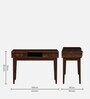Avilys Sheesham Wood Writing Table In Provincial Teak Finish with Shelf