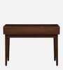 Avilys Sheesham Wood Writing Table In Provincial Teak Finish with Shelf