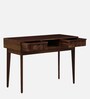 Avilys Sheesham Wood Writing Table In Provincial Teak Finish with Shelf
