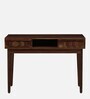 Avilys Sheesham Wood Writing Table In Provincial Teak Finish with Shelf