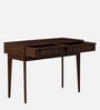 Avilys Sheesham Wood Writing Table In Provincial Teak Finish With 2 Drawers