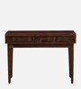 Avilys Sheesham Wood Writing Table In Provincial Teak Finish With 2 Drawers