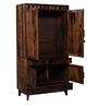 Avilys Sheesham Wood 2 Door Wardrobe In Provincial Teak