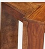 Avina Side Table In Natural Teak Finish