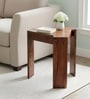 Avina Side Table In Natural Teak Finish