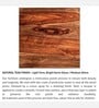 Avina Side Table In Natural Teak Finish