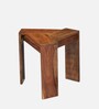 Avina Side Tables In Natural Teak Finish