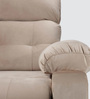Avion Fabric Motorized  1 Seater Recliner In Beige Colour