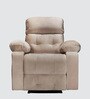 Avion Fabric Motorized  1 Seater Recliner In Beige Colour