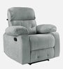 Avion Fabric Manual 1 Seater Recliner In Grey Colour