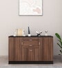 Avior File Cabinet in Dark Acazia & Wenge Colour