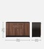 Avior File Cabinet in Dark Acazia & Wenge Colour