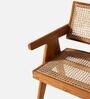 Avira Teak Wood Arm Chair In Teak Colour (Set of 2)