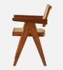 Avira Teak Wood Arm Chair In Teak Colour (Set of 2)