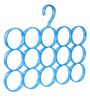 AVMART 15 Hole Slot Rope Hook Holder Hook Scarf Wrap Shawl Luggage Hanger