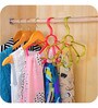 AVMART Cute 5 Holes Flower Shape Circle Clothes Hanger