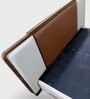 Avo Upholstered King Size Bed In Honey Gold Finish In Honey Gold Finish Without Storage