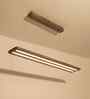 Avril 36 Brown Solid Wood Linear LED Hanging Light