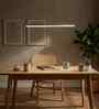 Avril 36 Brown Solid Wood Linear LED Hanging Light