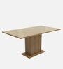 Avril 4 Seater Dining Set in Wood Finish