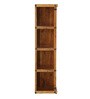 Avyanna Solid Wood Corner Shelf In Natural Finish
