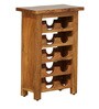 Avyanna Solid Wood Bar Cabinet In Natural Finish
