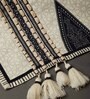 Awadh White Printed Cotton 60x15 Inches Table Runner
