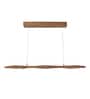 Awry 36 Brown Wooden LED Hanging Lamp