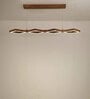 Awry 48 Brown Wooden LED Hanging Lamp