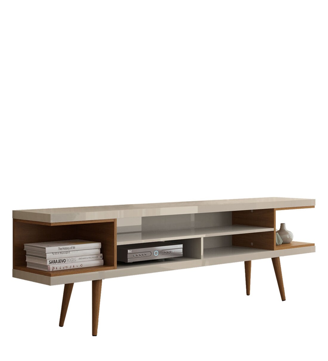 Buy Axel TV Unit in Natural & White Finish by Colibri Online TV