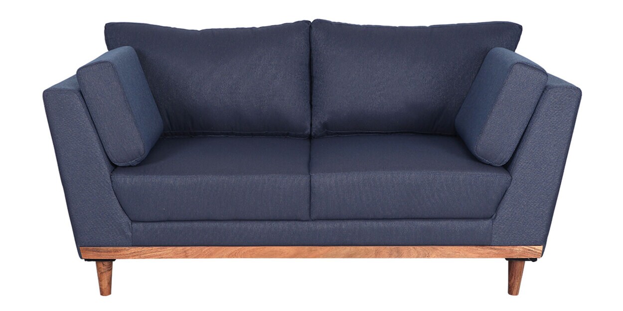 Buy Axton Fabric 2 Seater Sofa in Blue Colour by Evok Online Lawson 2 Seater Sofas 2 Seater