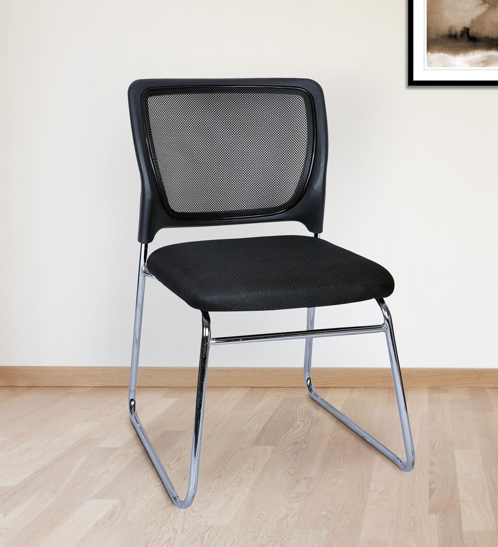 Axis Guest Chair in Black Colour Axis Guest Chair in Black Colour