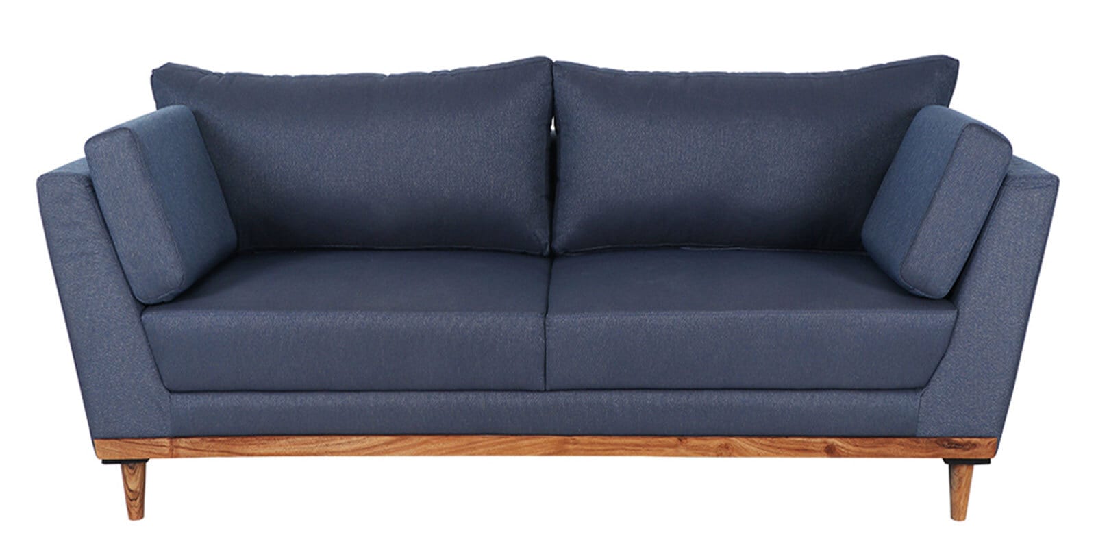 Buy Axton Fabric 3 Seater Sofa in Blue Colour by Evok Online Lawson Sofa Sets Sofa Sets