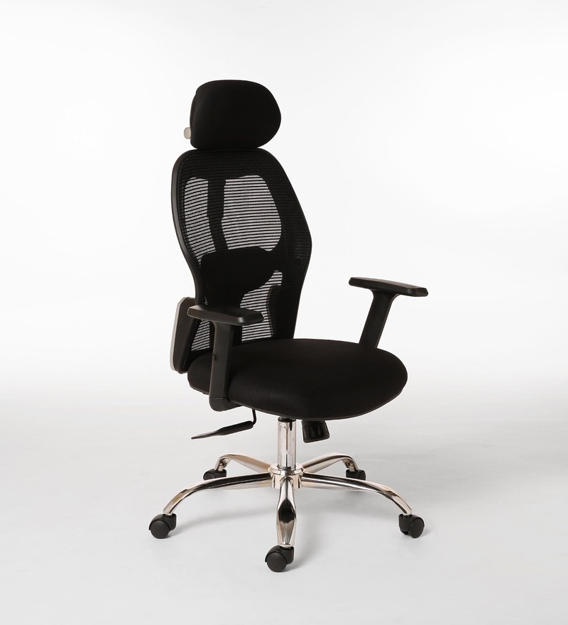 Buy Axis High Back Ergonomic Chair in Black Colour by Star India Online