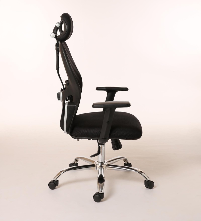 axis high back ergonomic chair in black colour