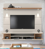 Axel TV Unit in Natural & Off-White Finish