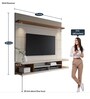 Axel TV Unit in Natural & Off-White Finish