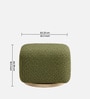 Axel Pouffe In Forest Green Colour