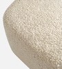 Axel Pouffe In Ivory Colour