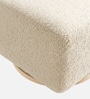 Axel Pouffe In Ivory Colour